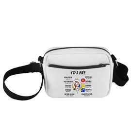 JYTAPP Order of The Eastern Star Crossbody Bag You Are Amazing OES Sorority Crossbody Purse OES Paraphernalia Merch (Beige)