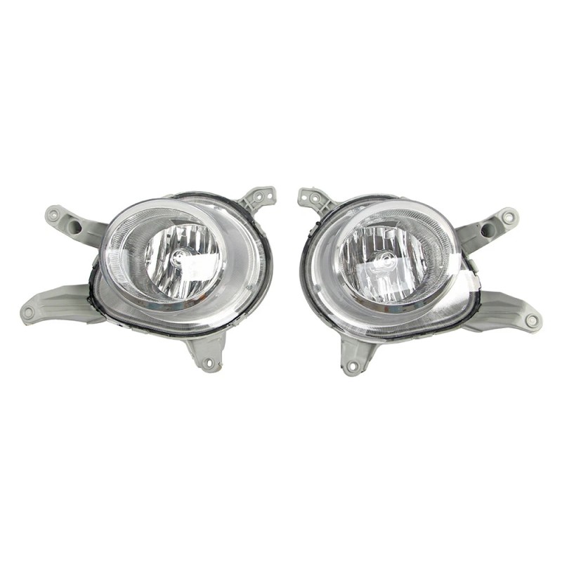 Cahuczlhoz Pair Fog Lamp W/Bezel Kit LH+RH For 2013-2016 Hyundai