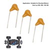 50pcs 100nF 50V Multilayer Monolithic Ceramic Capacitor 5.08mm for RC