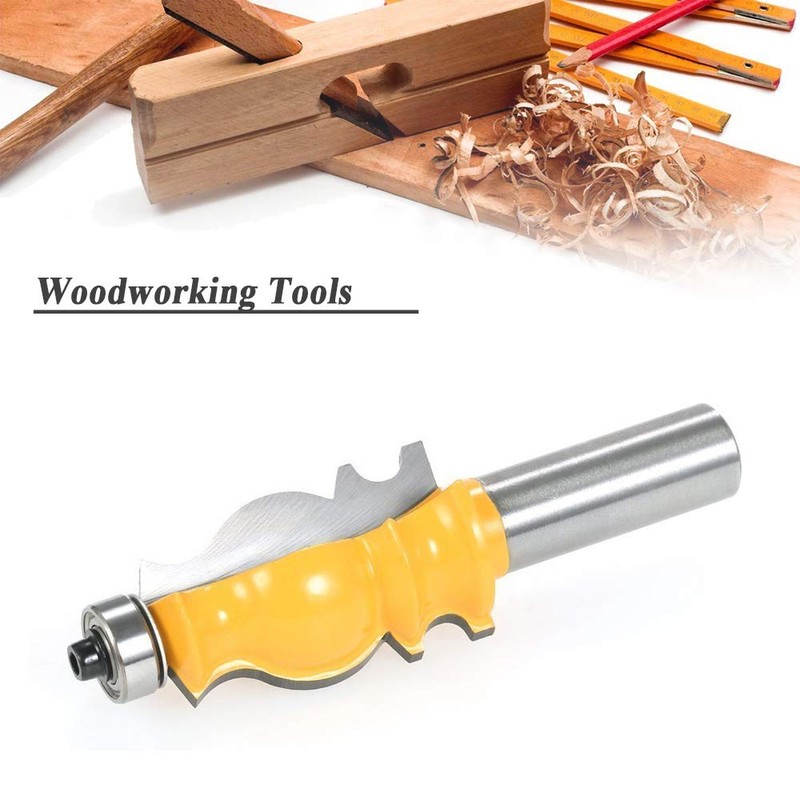 Mesee Architectural Molding Router Bit, 1/2 Inch Shank Woodworking Trimming