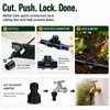 Apgooface 5/16" Drip Irrigation System 100 ft with 20-Pcs 360°