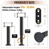 YUEYIN Under Bed Metal Support Legs, Adjustable Height Bed Frame