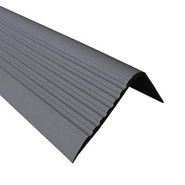 Proper Tools Stair Anti Slip Nosing Rubber Angle Step Edge RGPD - 1500mm - Dark Gray