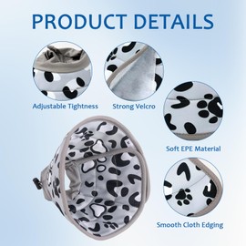 Cat Collar, Cat Collar, Collars for Cats, Prevent Licking Wounds, Lick Protection, Cat, Suitable for Dogs and Cats After Surgery and Injuries