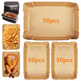 Pack of 150 Airfryer Baking Paper for Ninja Flex Drawer Dual Zone AF500EU 10.4L Hot Air Fryer, Dual Zone Hot Air Fryer Accessories for 10.4L & 10L Air Fryer Accessories