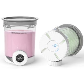 NiuBeBe Ninja Swirl CREAMi Replacement Containers, Compatible with Ninja Creami NC701 & NC700 Series Ice Makers, BPA-Free, Dishwasher Safe, Pack of 2