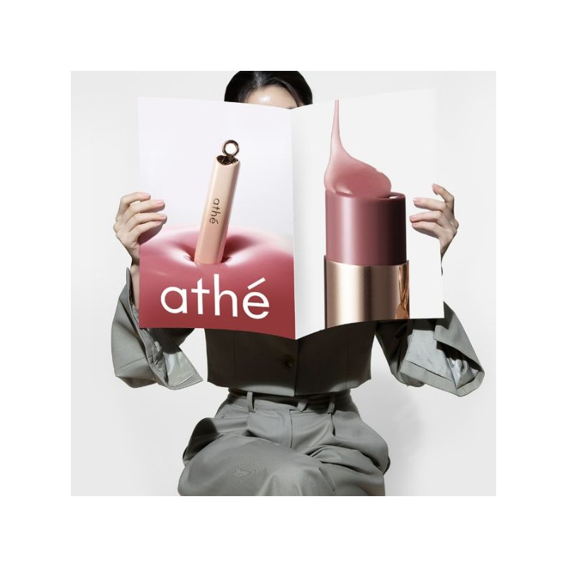 ATHE Athentic Lip Glowy Balm 3.3g, Color:02 Flirt