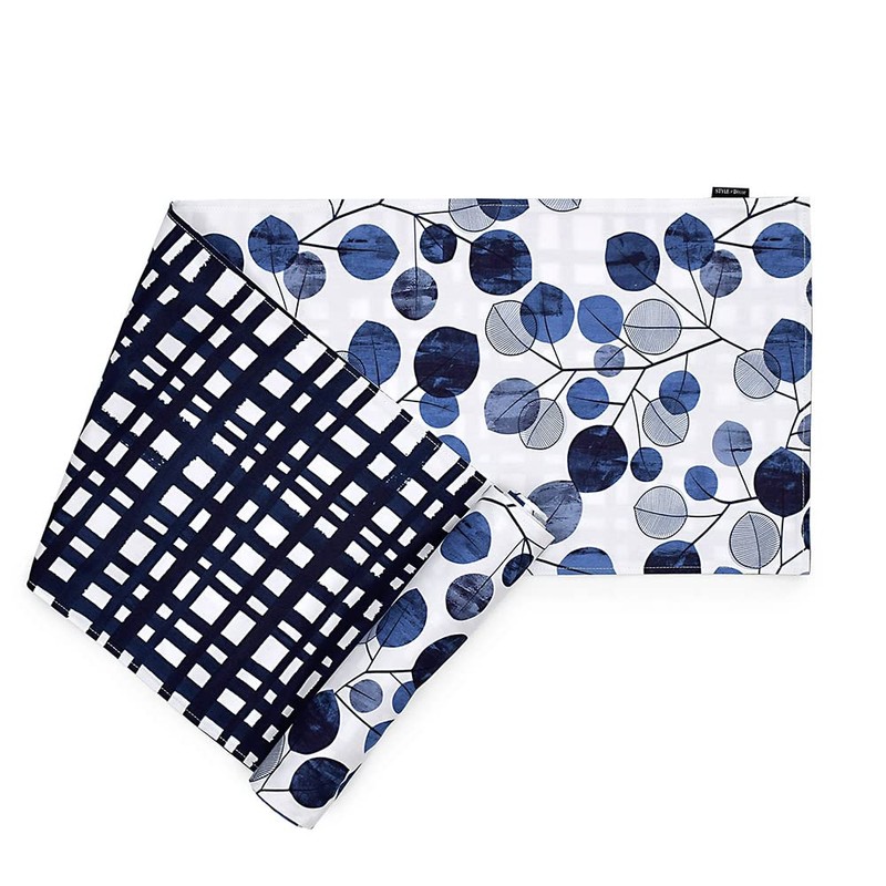 W2602200 Table Runner, Reversible, 100% Cotton, Scandinavian, Stylish, Table Center,