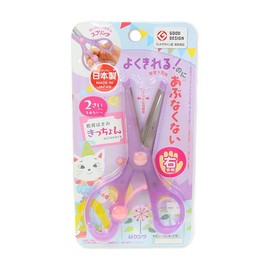 Educational Scissors, For Right Hand, Purple, SS117PU, Good Design Award, For Children, Cutlery