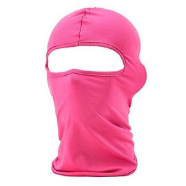 BlueSunshine Balaclava Ultra Thin Ski Mask – Motorcycle Cycling Hood Hat Full Face Mask for Sun UV Protection (Rose Red)