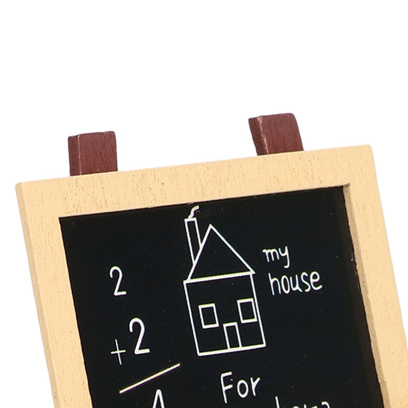 10Pcs Miniature Small Blackboard Easel Realistic Lovely Dollhouse Small Chalkboards