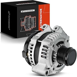 A-Premium Alternator Compatible with Chrysler 200 11-14, Town & Country 11-16 & Dodge Avenger 11-14, Grand Caravan 11-20, Journey 11-19 & Ram C/V & VW Routan, V6 3.6L, 12V 160 Amp, 6-Groove Pulley