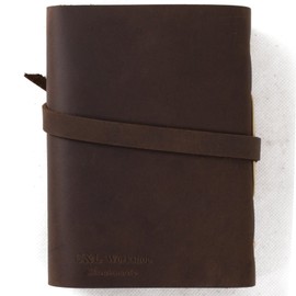 Ancicraft Leather Journal Lined Craft Paper Diary Notebook by Handmade A6 with Vintage Beautiful Key (A6-Key-Lined craft paper)