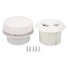 RV Mini Vent Fan White Round Noiseless Compression Resistant Vent