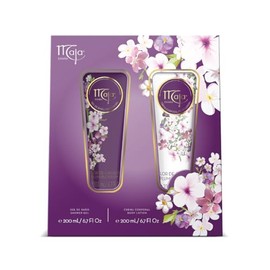 Maja, Plum Blossom Set de Regalo para Mujer con Crema Corporal y Shower Gel, 2 piezas