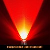 MODOAO Red Light LED Torch, 4 Pack High Power LED