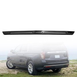 Rear Tailgate Molding Trim Fits 2021 2022 2023 2024 Chevy Suburban/Tahoe Gloss Black