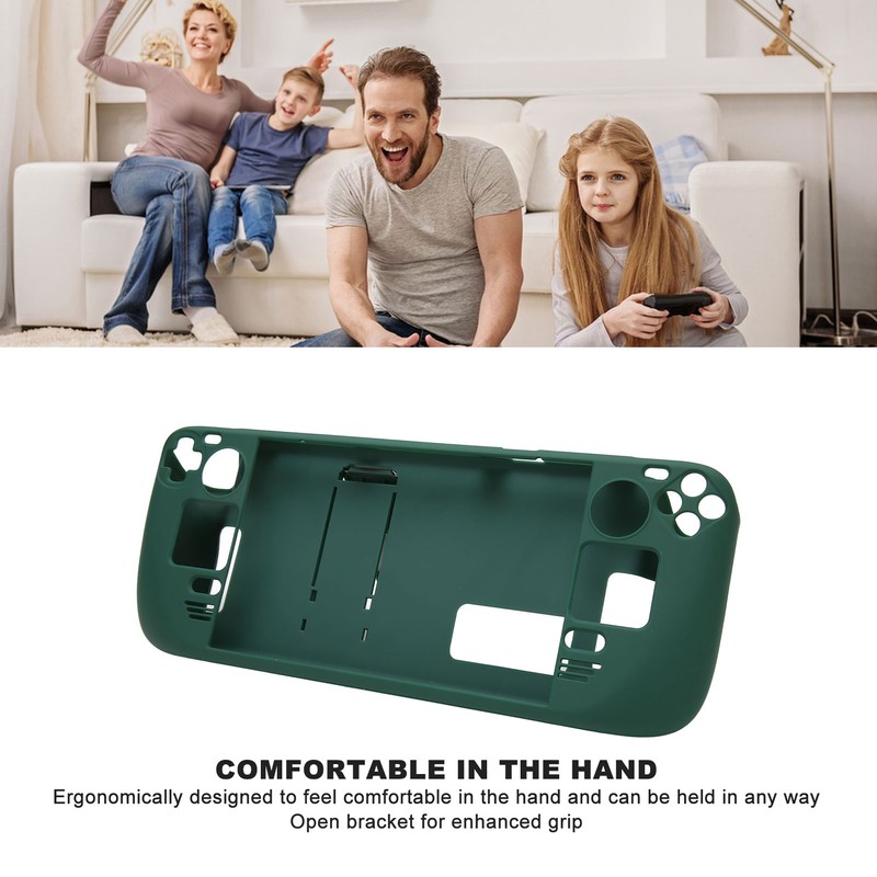Kickstand Case for Steam Deck Hands Free Full Protection Fingerprint