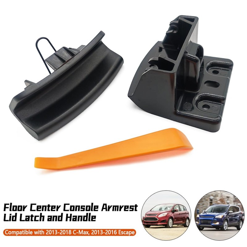 GOLACOD Floor Center Console Armrest Lid Latch and Handle CJ5Z-78045G38-AB