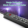 LONABR Long Power Strip Surge Protector, 6 Outlets Metal Heavy