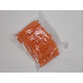 Nichiei Sangyo Runner Pins, 100 Pieces, Orange