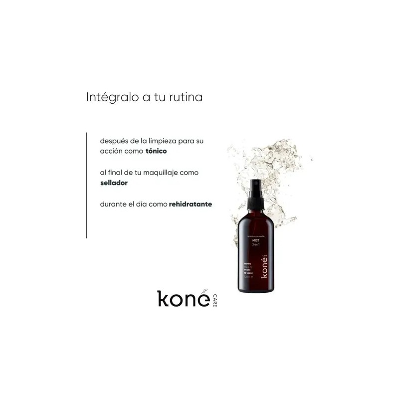 Koné Care Mist 3 En 1 Tónico, Sellador Y Rehidrantante