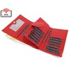 ekavale Women's Leather Wallet with RFID Protection 25 Compartments Women's