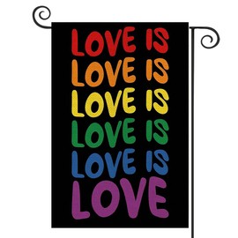 DMERBYL Pride Rainbow Garden Flag Pansexual Stuffs Flag for Home Yard Outdoor Lawn Decoration 12.5 x 18 Inch