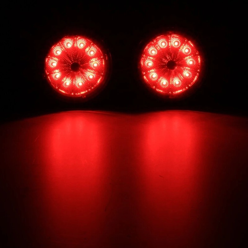 Ironwalls 2x LED Tail Lights Rear Brake Stop Lamps Assembly