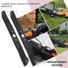 WuWoWo 2 Pack 13" 50020092 Lawn Mower Mulching Blade Compatible