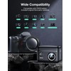 llano 2-Pack NP-FW50 Batteries and Fast 18W Dual Charger for
