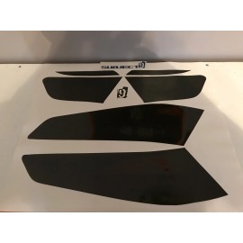 AutoSkinsPro FITS 16-18 Kia Optima vinyl Taillight & Reflector covers tints smoked 6 pieces