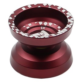 Hsthe Sea Professional Aluminum Alloy Yoyo Ball with Non-Responsive Yoyo Pad, 3 Finger Reactive Glove for Professional Beginners