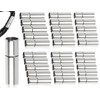 ZoeTekway Pack of 30 Cord End Caps Chain Clasp Buckle