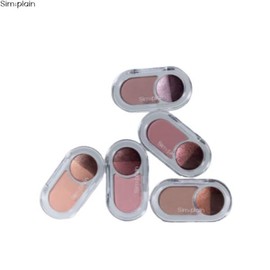 SIM:PLAIN Gleam On Eyes 3.8g, Color:02 Vanilla Moon