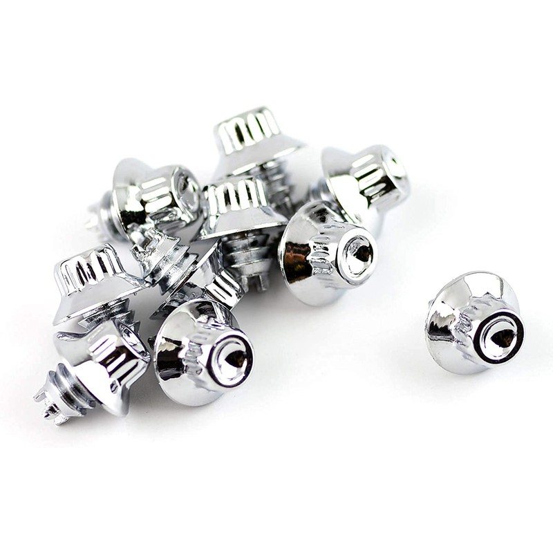 RTRHINOTUNING 100pcs 6.9mm/0.27in Hole Replacement Wheel Lip Rivets Nuts Wheel