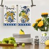 Artoid Mode Lemon Bow Flowers Chinoiserie Summer Kitchen Towels Dish