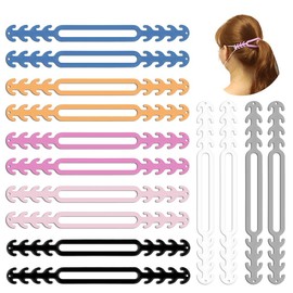 14 PCS Mask Extension Strap Muti-coloured Face Strap Hook Ponytail Passable Ear Strap Hook Adjustable Anti-Slip Ear Grips Band Extender Ear Protector for Girls,Women, Adults and Children