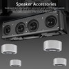4 Pcs Speaker Feet, Shock Base Pad Spikes, Aluminum Shockproof