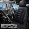 CAR PASS 3D Foam PU Leather Car Seat Covers, Universal