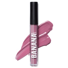 Banana Beauty Semi Matte Liquid Lipstick mit 10h Halt (Heels Up! / helles Mauve) – Lippenstift matt für volle Lippen – Schutz vor Austrocknen & intensives Volumen