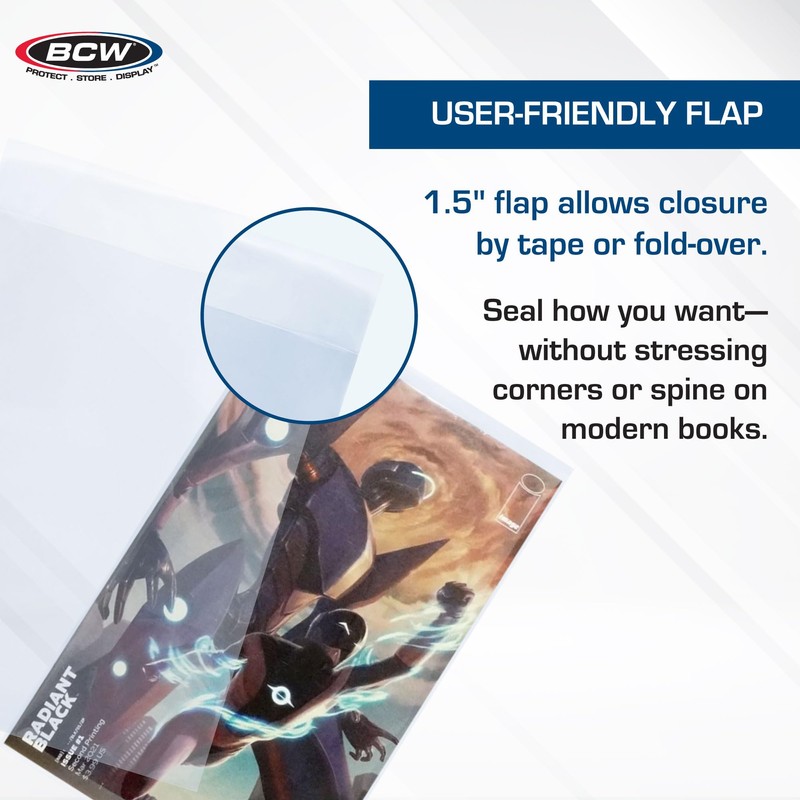 BCW Current/Modern Comic Mylar Archivals - 2 MIL - 50