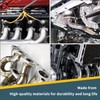 FGJQEFG Exhaust Flange Bolts Quick Fix Repair Pipe Kit w/Gasket