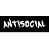 AntiSocial Sticker 3x9 Inch Fun Graffiti Style Loner Personality Alone