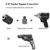 Hymnorq 1/2-20UNF Keyless Drill Chuck 2-13mm Clamping Range with SDS-Plus