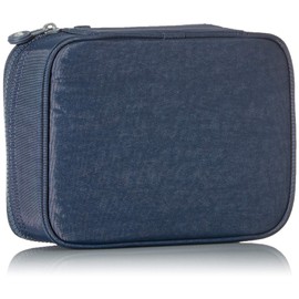 Kipling 100 PENS Large Pencil Case, Pouch, Cases, True Blue Tonal, 100 pens