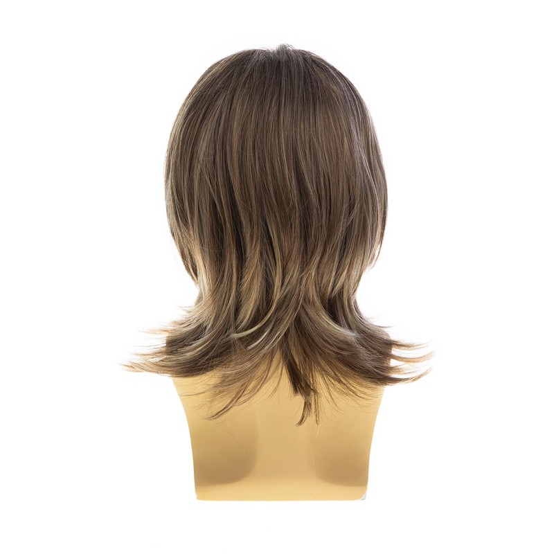 Sallcks Mens Blonde Brown Long Straight Synthetic Natural Looking Costume