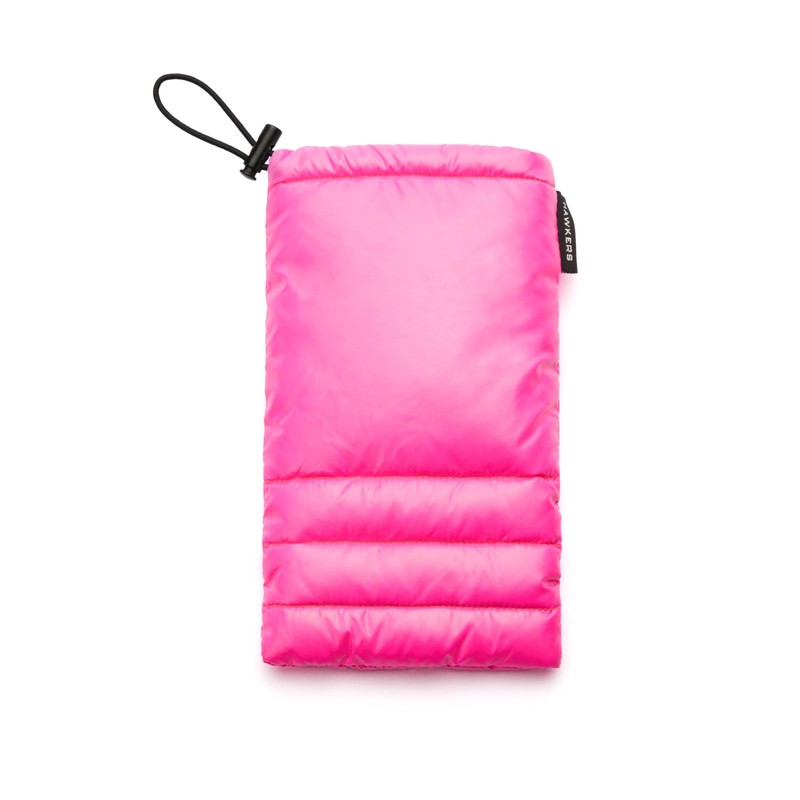 HAWKERS Padded Glasses Case, Pink - silver