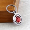 Art Attack I Love Basketball Rotating Keychain, Metal Bball Hoops