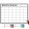 TMS A3 Monthly Planner Whiteboard | Magnetic Fridge Calendar for
